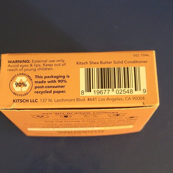 🔵 Kitsch Hydrating Shea Butter Solid Conditioner Bar New in Box 2.7 oz - Picture 7 of 7